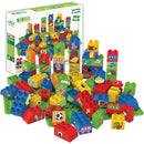 BiOBUDDi Naturlige Byggeklodser til drenge - 60 dele - fra 18 mdr. - Billede 1