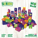 BiOBUDDi Naturlige Byggeklodser til piger - 60 dele - fra 18 mdr. - Billede 1