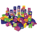 BiOBUDDi Naturlige Byggeklodser til piger - 60 dele - fra 18 mdr. - Billede 1