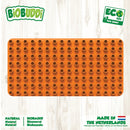 BiOBUDDi Byggeplade i Bioplast - Orange - 1 stk. - Billede 1