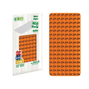 BiOBUDDi Byggeplade i Bioplast - Orange - 1 stk. - Billede 1