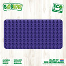 BiOBUDDi Byggeplade i Bioplast - Lilla - 1 stk. - Billede 1