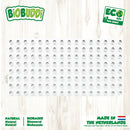 BiOBUDDi Byggeplade i Bioplast - Hvid - 1 stk. - Billede 1