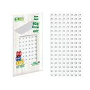 BiOBUDDi Byggeplade i Bioplast - Hvid - 1 stk. - Billede 1