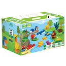 BiOBUDDi Miljøvenlige Byggeklodser - Dyresæt - 240 dele - fra 18 mdr. - Billede 1