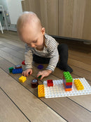 BiOBUDDi Miljøvenlige Byggeklodser - Bysæt - 246 dele - fra 18 mdr. - Billede 1