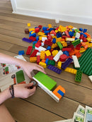 BiOBUDDi Miljøvenlige Byggeklodser - Bysæt - 246 dele - fra 18 mdr. - Billede 1