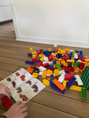 BiOBUDDi Miljøvenlige Byggeklodser - Bysæt - 246 dele - fra 18 mdr. - Billede 1