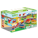 BiOBUDDi Miljøvenlige Byggeklodser - Bysæt - 246 dele - fra 18 mdr. - Billede 1