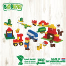 BiOBUDDi Miljøvenlige Byggeklodser - Bondegårdssæt - 243 dele - fra 18 mdr. - Billede 1