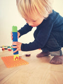 BiOBUDDi Miljøvenlige Byggeklodser - Følelser sæt - 240 dele - fra 18 mdr. - Billede 1