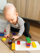 BiOBUDDi Naturlige Klodser - 100 dele i BIO-pose - fra 18 mdr. - Billede 1