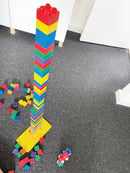 BiOBUDDi Naturlige Klodser - 100 dele i BIO-pose - fra 18 mdr. - Billede 1