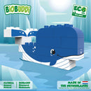 BiOBUDDi Naturlige Klodser - Dyresæt: Blåhval - 12 dele - fra 18 mdr. - Billede 1