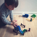 BiOBUDDi Naturlige Klodser - Dyresæt: Blåhval - 12 dele - fra 18 mdr. - Billede 1