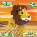 BiOBUDDi Naturlige Klodser - Dyresæt: Løve - 11 dele - fra 18 mdr. - Billede 1