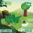 BiOBUDDi Naturlige Klodser - Dyresæt: Skildpadde - 12 dele - fra 18 mdr. - Billede 1