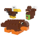 BiOBUDDi Naturlige Klodser - Dyresæt: Skovdyr - 27 dele - fra 18 mdr. - Billede 1