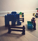 BiOBUDDi Naturlige Klodser - Dyresæt: Jungledyr - 27 dele - fra 18 mdr. - Billede 1