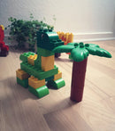 BiOBUDDi Naturlige Klodser - Dyresæt: Dinosaurer - 79 dele - fra 18 mdr. - Billede 1