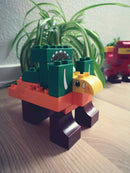 BiOBUDDi Naturlige Klodser - Dyresæt: Dinosaurer - 79 dele - fra 18 mdr. - Billede 1