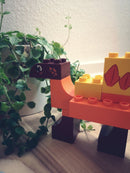 BiOBUDDi Naturlige Klodser - Dyresæt: Dinosaurer - 79 dele - fra 18 mdr. - Billede 1