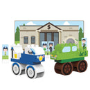 BiOBUDDi Miljøvenlige Byggeklodser - Bank - 27 dele. - Billede 1