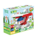 BiOBUDDi Miljøvenlige Byggeklodser - Redningshelikopter - 27 dele. - Billede 1