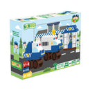 BiOBUDDi Miljøvenlige Byggeklodser - Politistation - 41 dele. - Billede 1