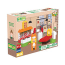 BiOBUDDi Miljøvenlige Byggeklodser - Restaurant - 40 dele. - Billede 1