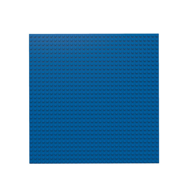 BiOBUDDi Byggeplade - 1 stk Blå - Mål: 25 x 25 cm (32 x 32 knopper) - Billede 1