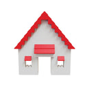 Hubelino - Røde Tagsten byggeklodser til Kuglebane - 124 dele - Fra 4 år - Billede 1