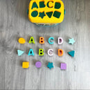 Puttekasse i plast - 16 klodser - Fra 6 mdr. - Billede 1