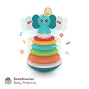 Stabeltårn i plast - Elefant - 5 ringe - Fra 6 mdr - Billede 1