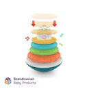 Stabeltårn i plast - Elefant - 5 ringe - Fra 6 mdr - Billede 1