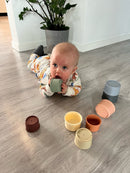 Stabelkopper - Plast - 8 stk - Fra 6 mdr.