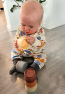 Stabelkopper - Plast - 8 stk - Fra 6 mdr.