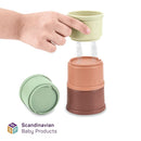 Stabelkopper - Plast - 8 stk - Fra 6 mdr. - Billede 1