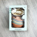 Stabelbåde m. huller - Plast - 6 stk - Fra 6 mdr. - Billede 1