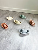 Stabelbåde m. huller - Plast - 6 stk - Fra 6 mdr. - Billede 1