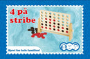 Bæredygtigt 4-På-Stribe spil i FSC-træ - Fra 3 år. - Billede 1