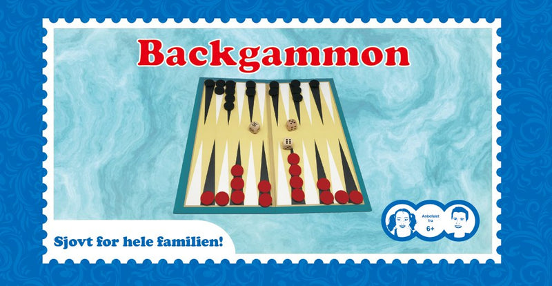 Bæredygtigt Backgammon spil i FSC-træ og pap - Fra 3 år. - Billede 1