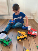 EduShape Byg-Selv-Bil - Politibil - Fra 3 år. - Billede 1