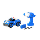 EduShape Byg-Selv-Bil - Politibil - Fra 3 år. - Billede 1