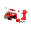 EduShape Byg-Selv-Bil - Brandbil - Fra 3 år. - Billede 1