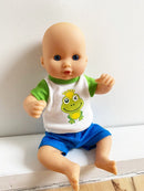 Dukke - 26 cm - Nyfødt Dreng - Europæisk. - Billede 1