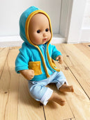 Dukke - 26 cm - Nyfødt dreng - Asiat. - Billede 1