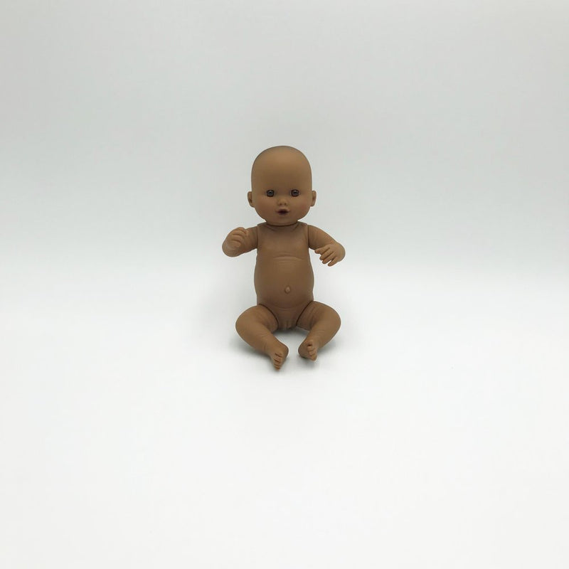Dukke - 26 cm - Nyfødt Pige - Afrikansk. - Billede 1