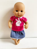 Dukke - 26 cm - Nyfødt Pige - Asiat. - Billede 1