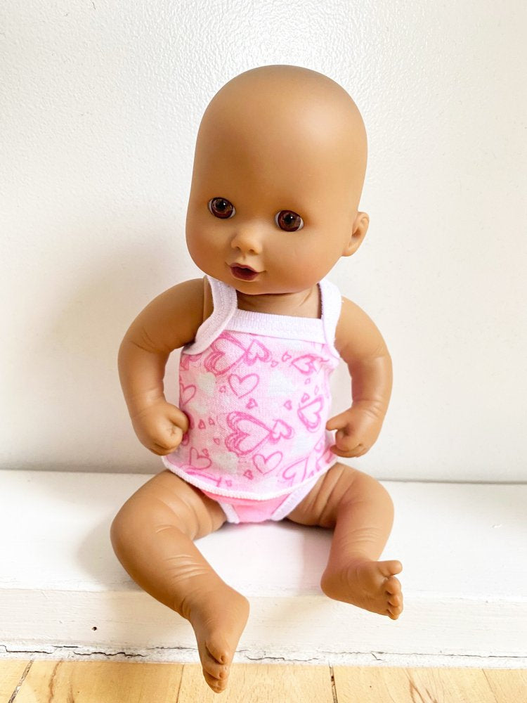 Dukke - 26 cm - Nyfødt Pige - Latinamerikansk. - Billede 1